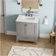 Meuble-lavabo autoportant de 30 po avec lavabo, comptoir en marbre d'ingénierie de Carrare avec lavabo rectangulaire encastré en céramique, grande porte à fermeture douce, cadre en bois-1709927219