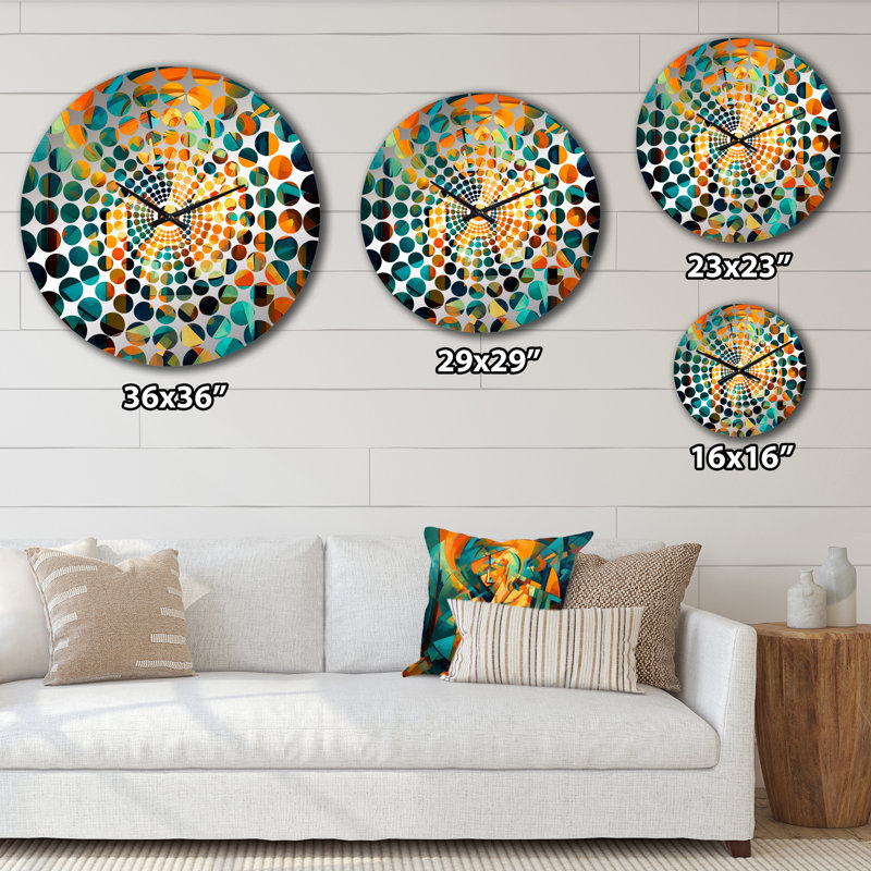 Horloge murale de style cubique mitsuyé, Petit