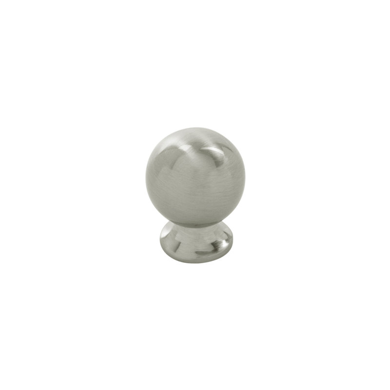 Bijou Akoya Collection Round Knob - 3/4 " Diameter Cabinet Knob - Transitional Hardware for Drawers & Cabinets, Satin Nickel