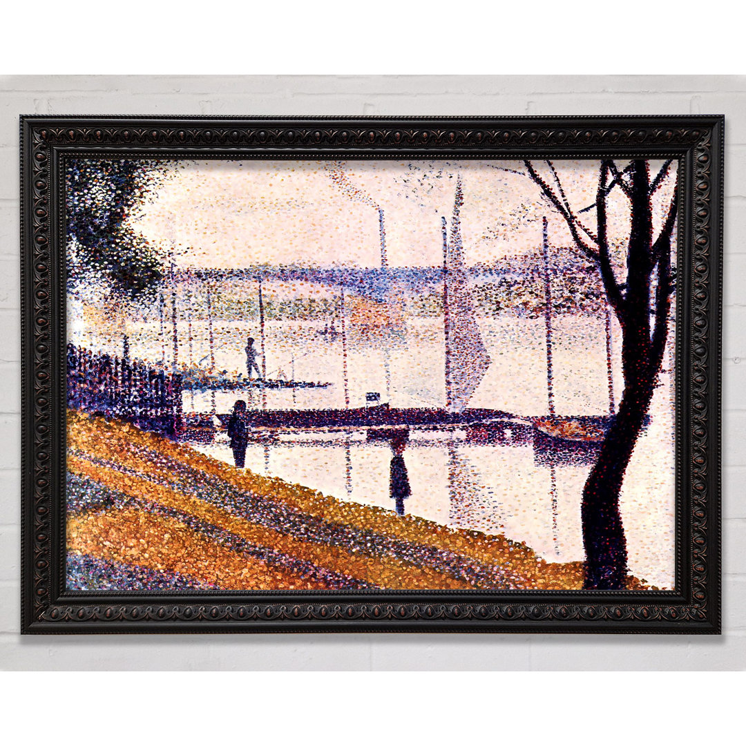 Seurat Brücke von Courbevoie - Einzelner Bilderrahmen Kunstdrucke