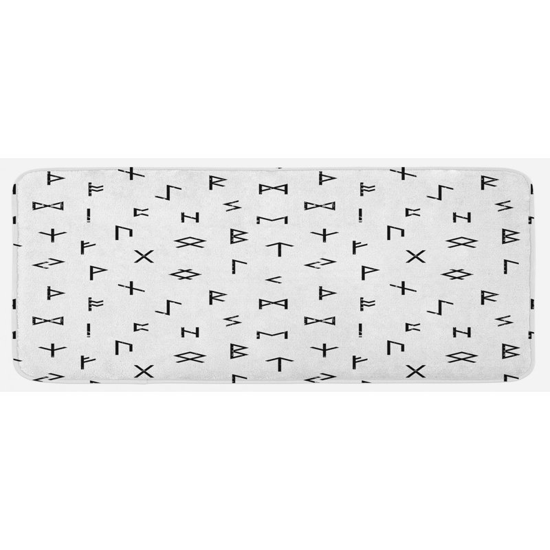 Eclectic Polyester Kitchen Mat