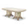 Michael Amini Platine De Royale Champagne Extendable Dining Table | Wayfair