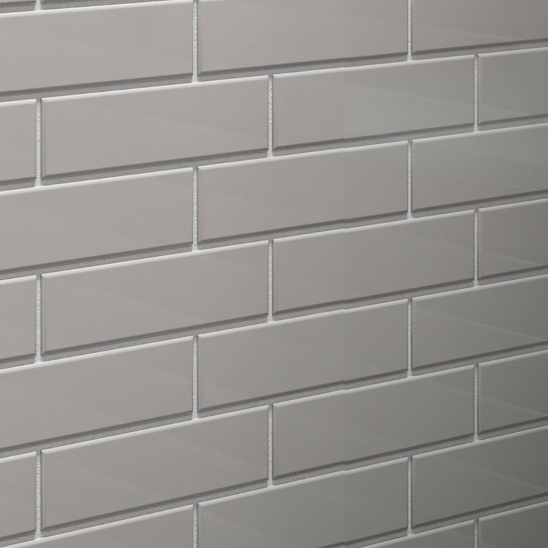 2in.x8in. Glass Subway Tile, Marsh Gloss