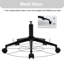 Fauteuil de bureau pivotant en velours réglable Elegent