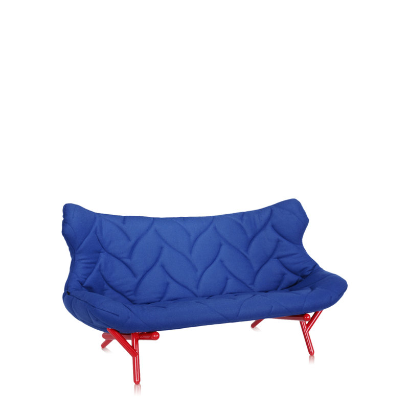 Foliage Loveseat, Red, Green Trevira™