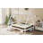 Full House Platform Bed With Stairs, Solid Wood Twin Bed Frame, Low Profile And Childlike Fun Design, White-151978091-151978094