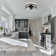 Armony  Indoor Bedroom Flush Mount Ceiling Fan With Light