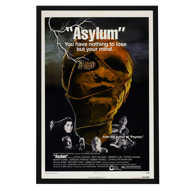 Red Barrel Studio® Asylum 1972 Framed On Paper Poster | Wayfair