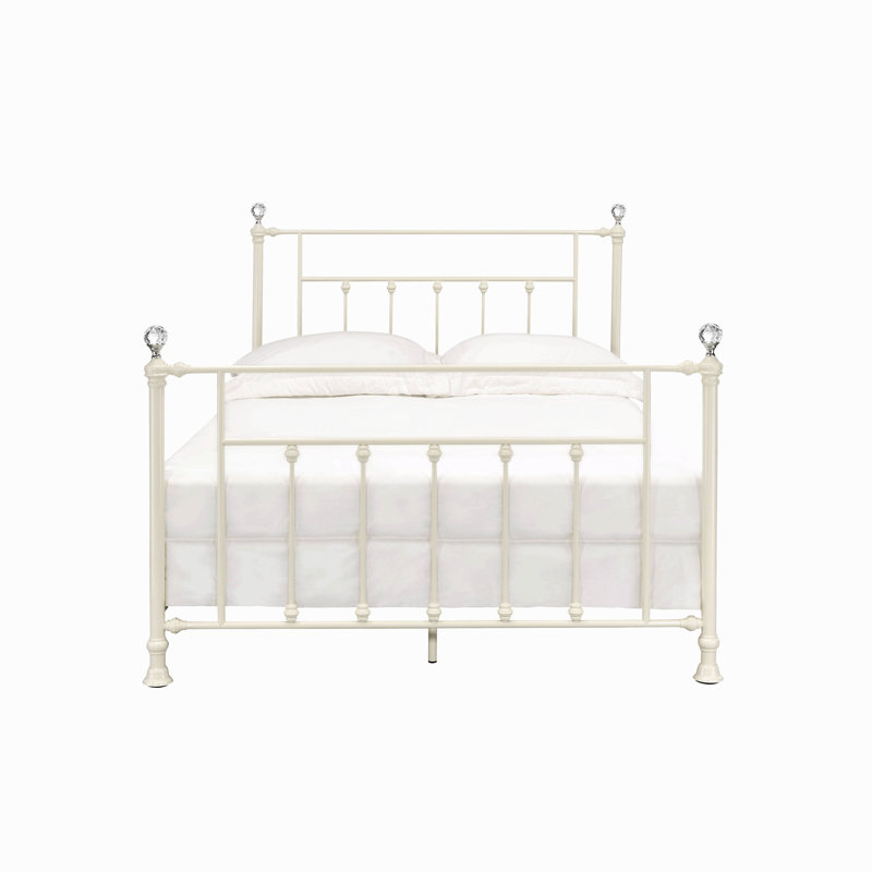 Comet White Finish Full Bed