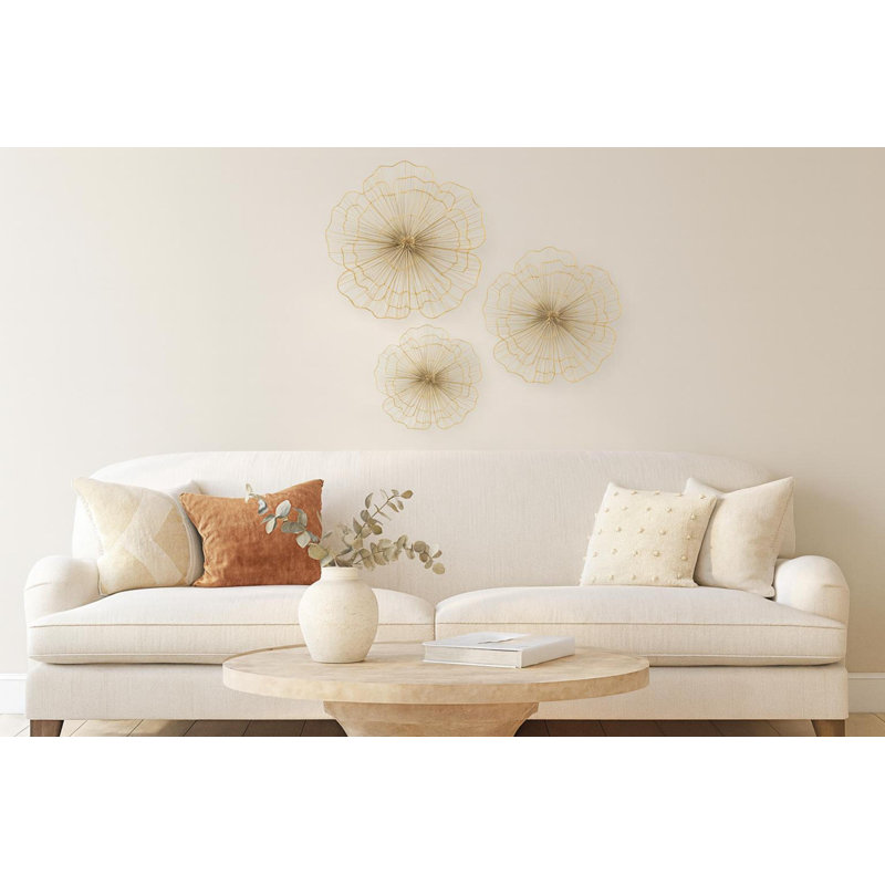 Glam Plants & Flowers Wall Decor on Metal