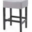 Kd Backless Counter Stools  2 Pcs , Grey. Cozy Fabric Seat Component, Wood Construction. Elevates Home . 15"D X 18.13"W 25.75"H Smooth Trait,
