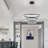 Cyma 3 - Light Acrylic and Aluminium Dimmable LED Tiered Chandelier