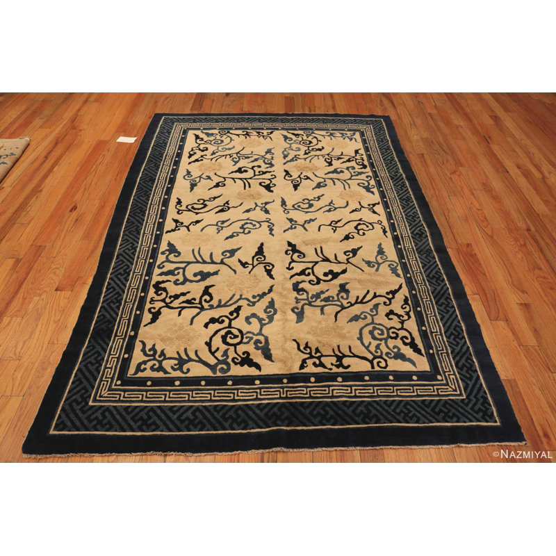 One-of-a-Kind Rectangle 6' x 8'2" Hand Knotted Area Rug