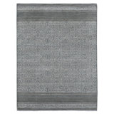 Kohinoor Wool Floral Area Rug in Gray