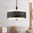Bevil 4 - Light Dimmable Drum Chandelier