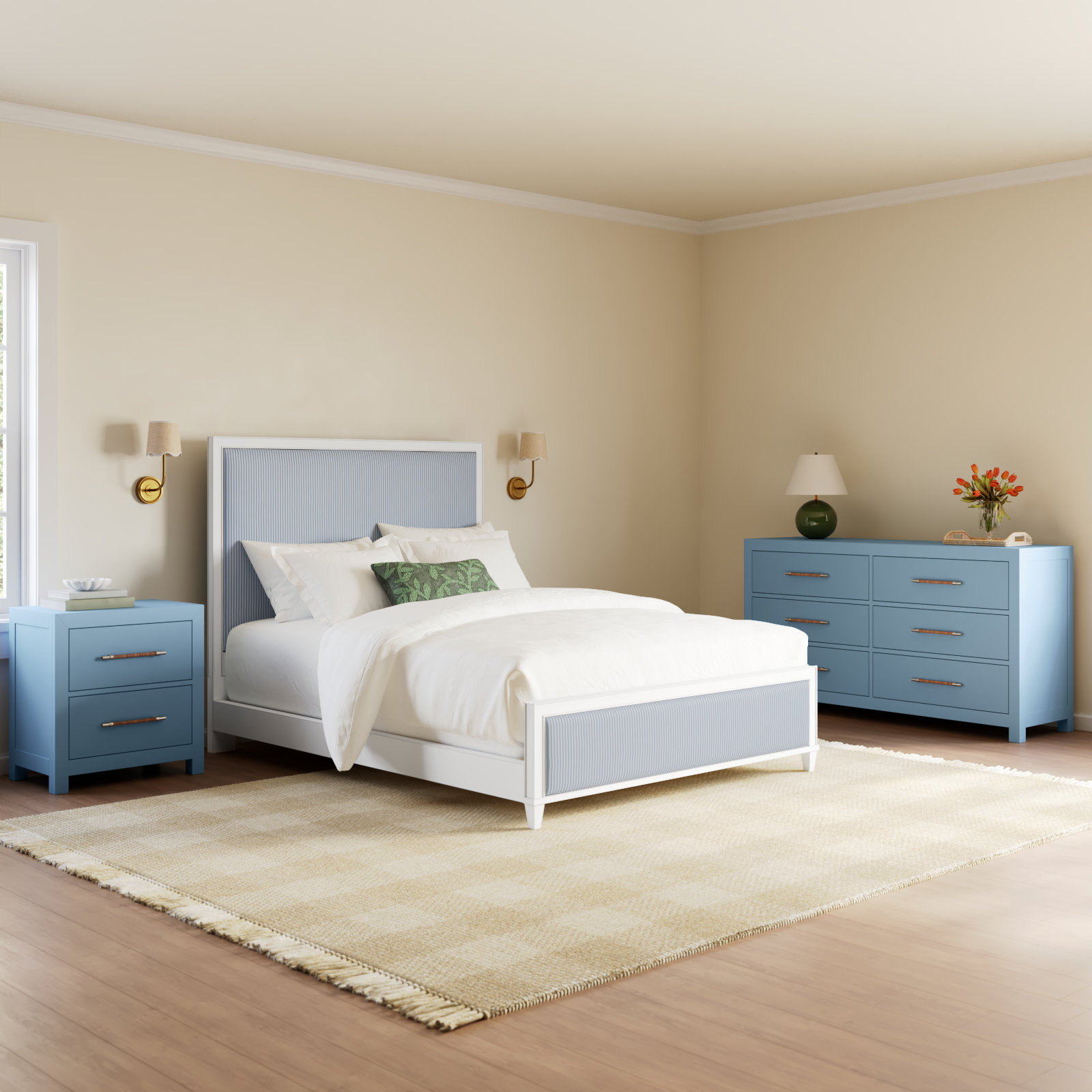 Lana 3-Piece Bedroom Set with Dresser, Queen