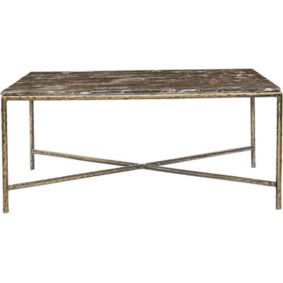 Valen Marble And Iron Coffee Table