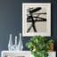 Lines Crossed III - Peinture sur toile encadrée-49934751-49934748