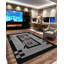 Tapis gris / noir Mccampbell Southwestern-31653840