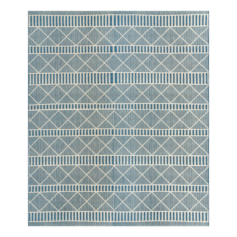 Blue Dalyan Indoor/Outdoor Trellis Rug