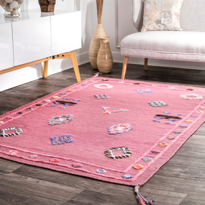 Tapis rose Southwestern