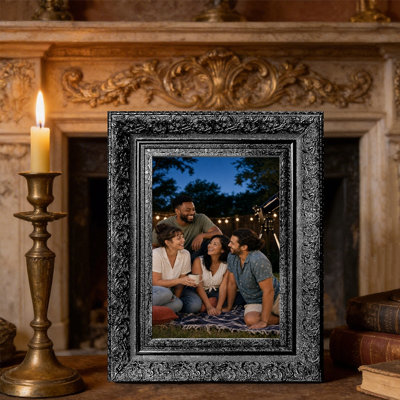 Cadre photo mural 3 pièces 11 "x 14" noir pour mémoire