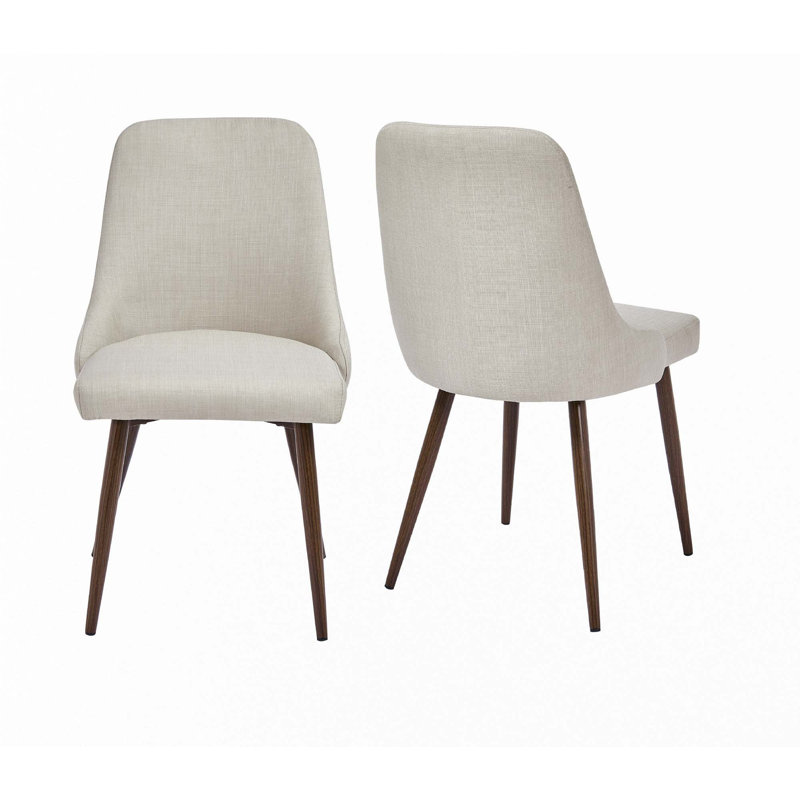 Ensemble de 2 chaises de salle à manger Upholstery, Beige