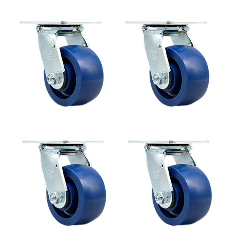 Stainless Steel Solid Poly Caster