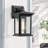 Outdoor Wall Light Fixture, Black Finish, Exterior Wall Sconce For Porch, Patio, Entryway, 4-Pack-1501120204