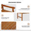 Banc de parc en bois Original-885307590
