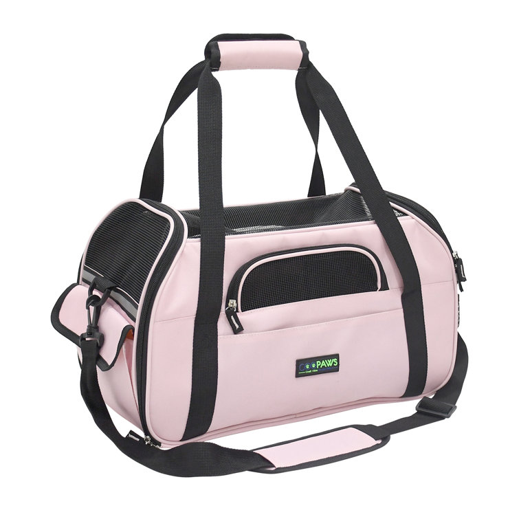 Amazon.com : Small Dog Carrier Purse Cotton Waterproof Dog Carrier with  Safety Leash Tote Cat Carrier Pet Carrier Bag for Cat and Small Dog (Pink)  : Pet Supplies
