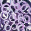 Anneaux mauves abstraits | Décoration sur toile encadrée