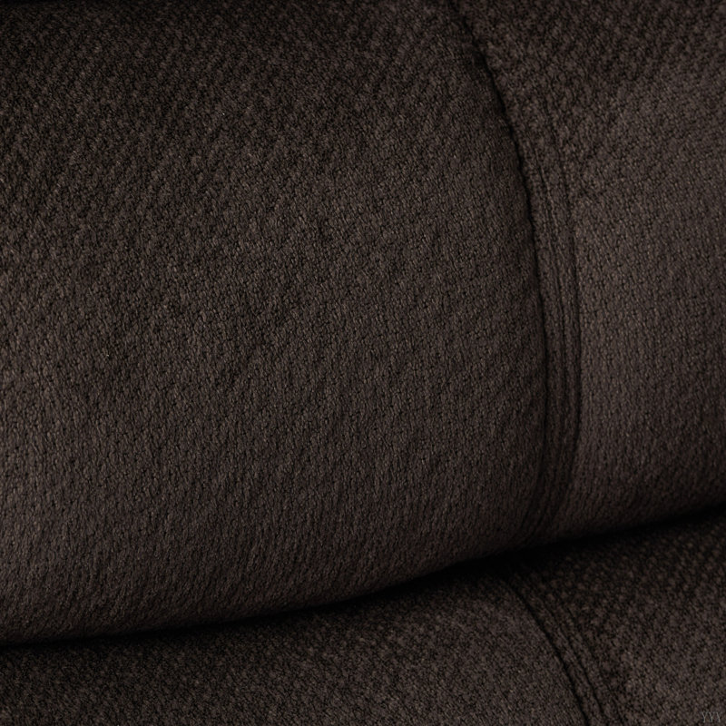 Fauteuil inclinable et oscillant classique en tissu classique pour un confort luxueux et une élégance intemporelle, Brun
