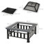 Kistler Square Steel Wood Burning Fire Pit