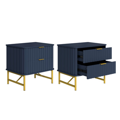 2 -drawer  Nightstand(set Of 2)