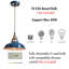 Luminaire suspendu moderne avec abat-jour de grange