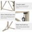 Ensemble de table de salle à manger 3 pièces à hauteur de bar en bois massif avec port USB-106678197-106678199