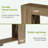 70.87" Wide Console Table with Open Shelving