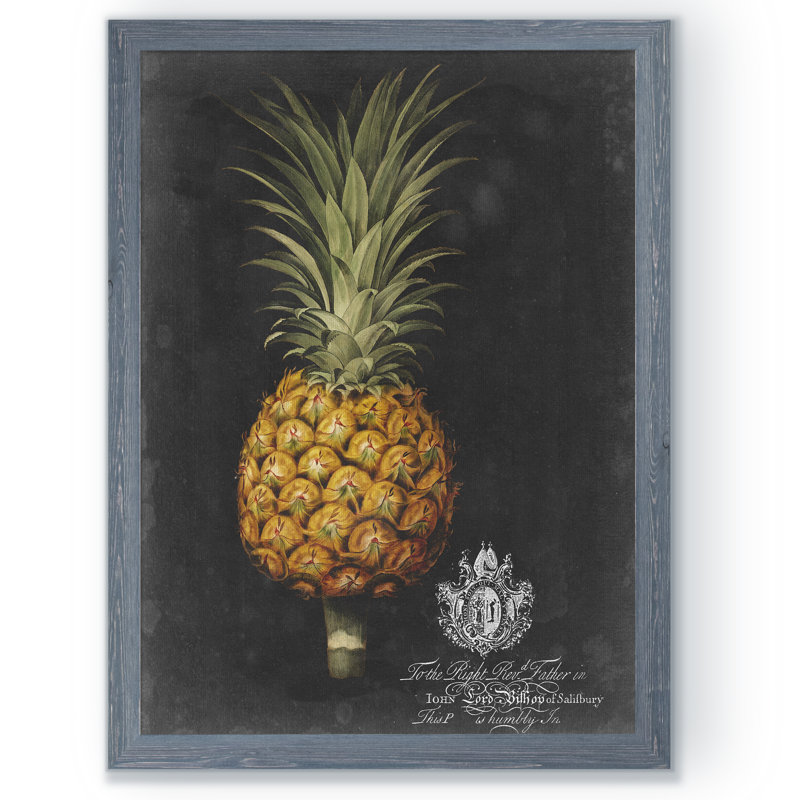 « royal brookshaw ananas ii » par paul cezanne-photo, reproduction d’art encadrée, H 30 po x l 22 po x P 1,25 po