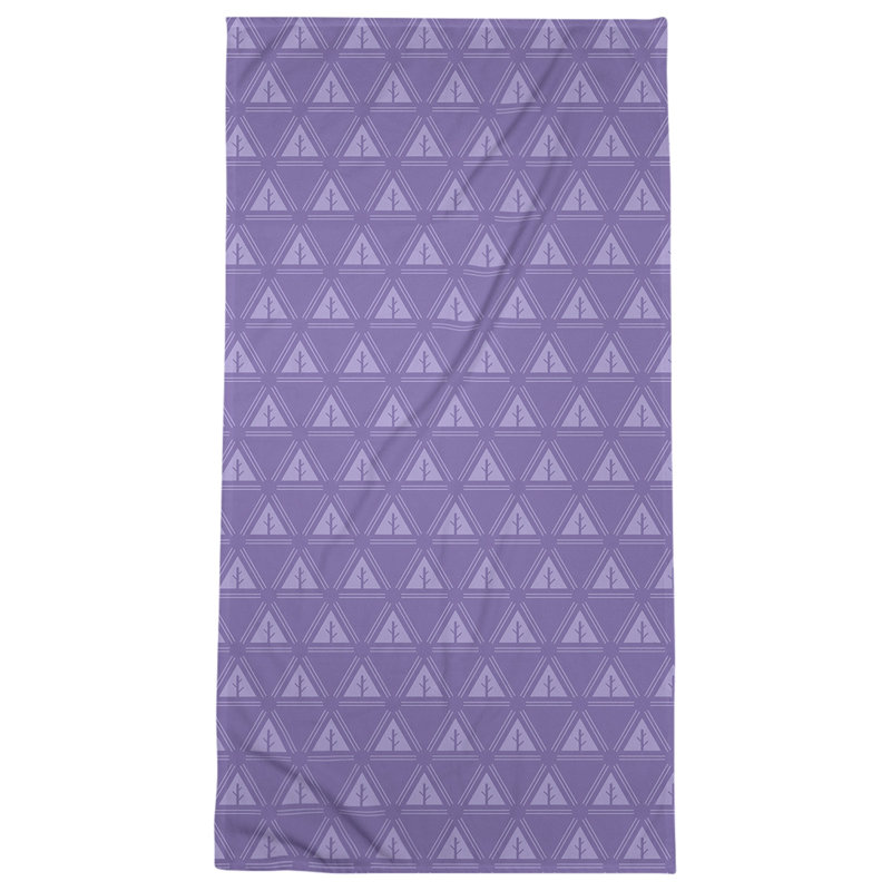 Barbra Beach Towel, Light Lavender/Dark Lavender