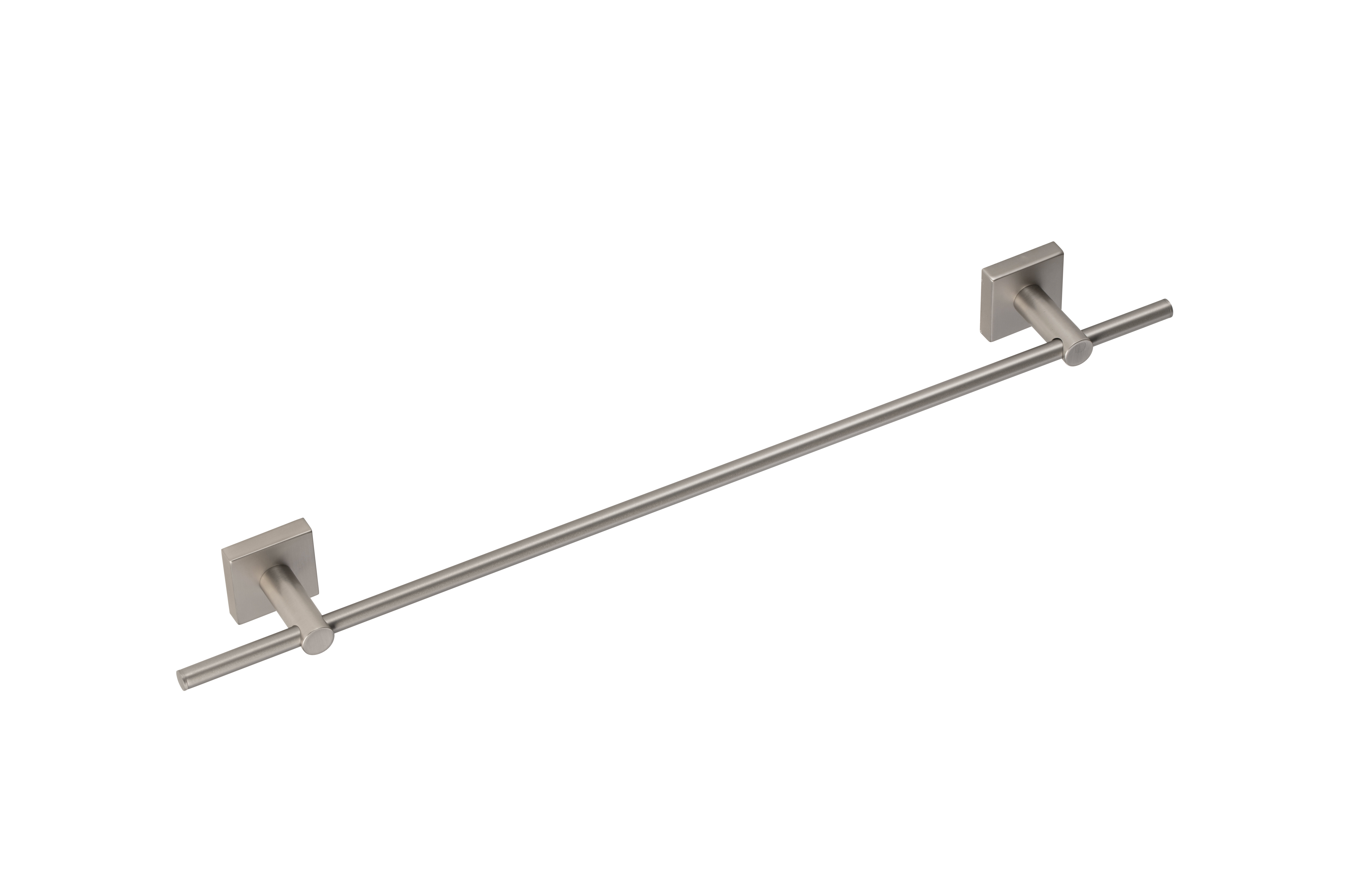 Croydex Flexi-Fix Double Towel Rail, Chrome Plated, 67cm Length