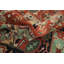 Tapis vert en coton 12 pi 2 po x 9 pi 1 po One-of-a-Kind