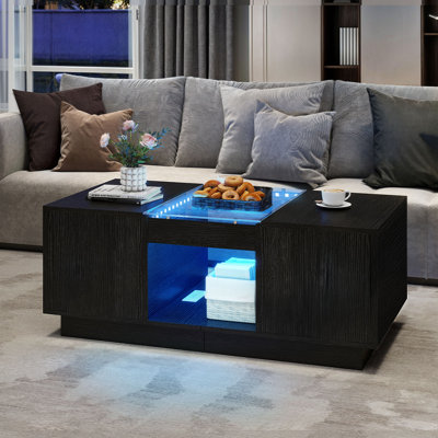 Brasi Glass Top Coffee Table