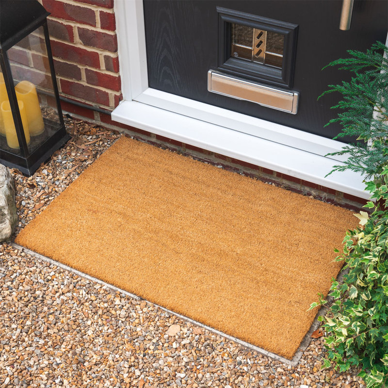 Nicola Spring - Coir Door Mat - Classic, Set of 2, 1.6cm H x 90cm L x 60cm W