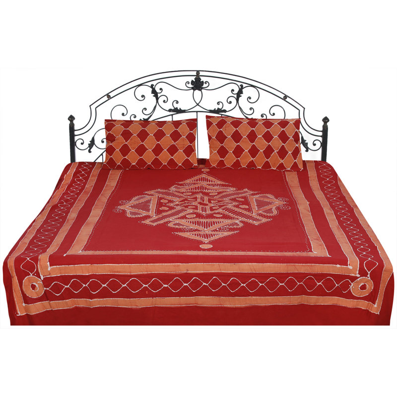 Cotton Blend Checkered Coverlet