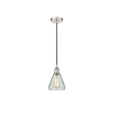 Luminaire suspendu conique à 1 lumière Petronille