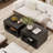 LED Lift-Top Square Coffee Table -391647740