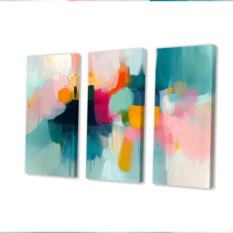 Ensemble de salon mural Coughran - Minimalisme, Toile tendue, H 28 po x l 36 po x P 1 po