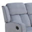 Niabi reclining loveseat with square arms