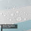 Rideau de douche blanc rayé à 12 crochets-1326659808